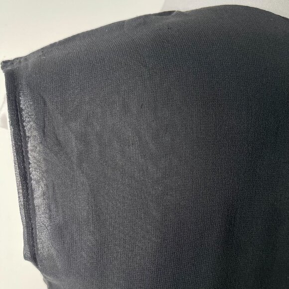 Malene Birger Women's Cream Black Geometric Print Shift Silk Dress Size 34 - Picture 10 of 16